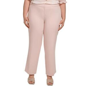 Calvin Klein Plus Size Mid-Rise Straight-Leg Pants 20W